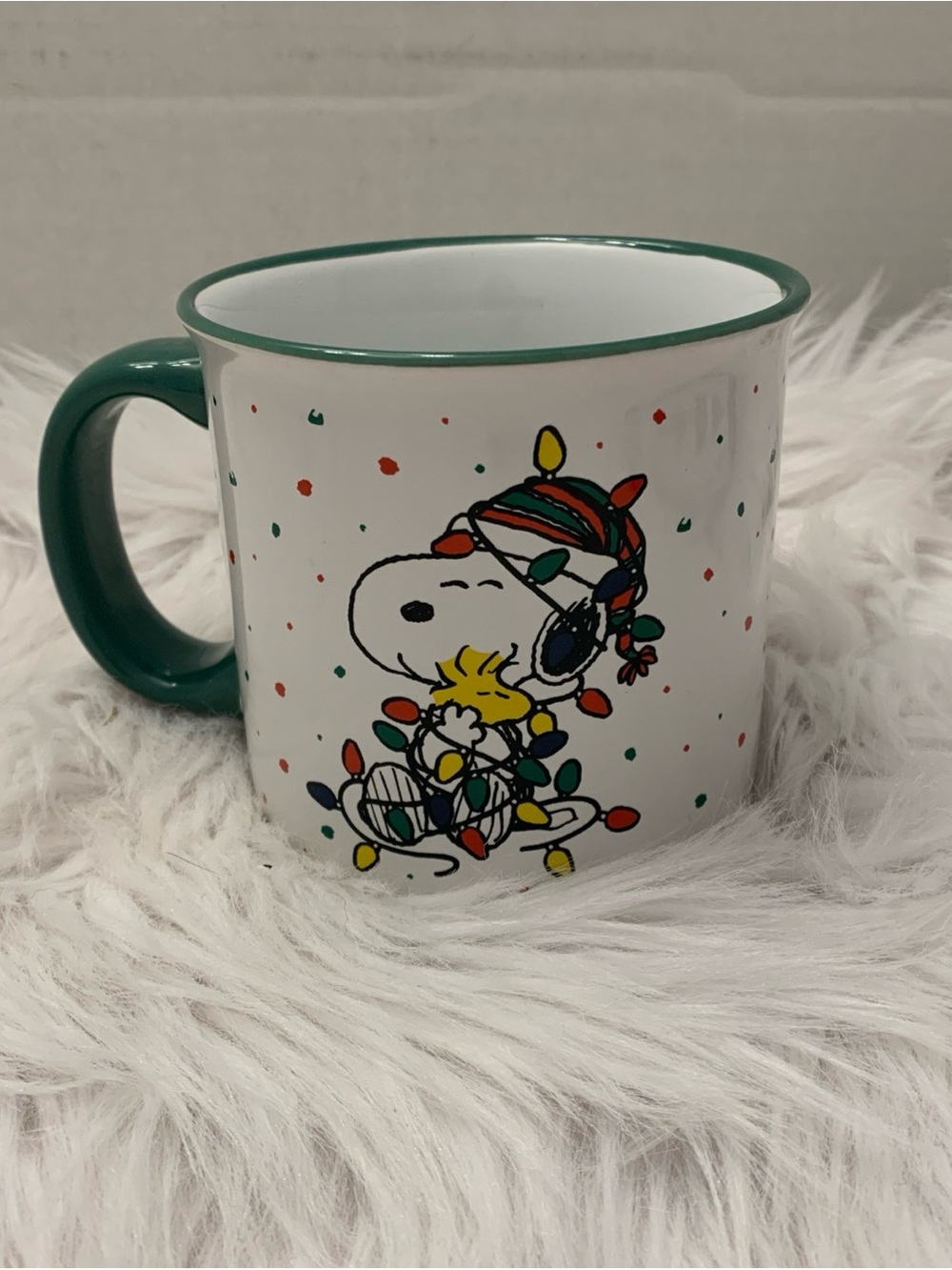 🧑‍🎄 Peanuts Snoopy Christmas Lights Mug & 3 Pr Socks Holiday Set Woodstock NWT - Picture 2 of 10